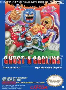 Ghost'n Goblins (Europe) box cover front